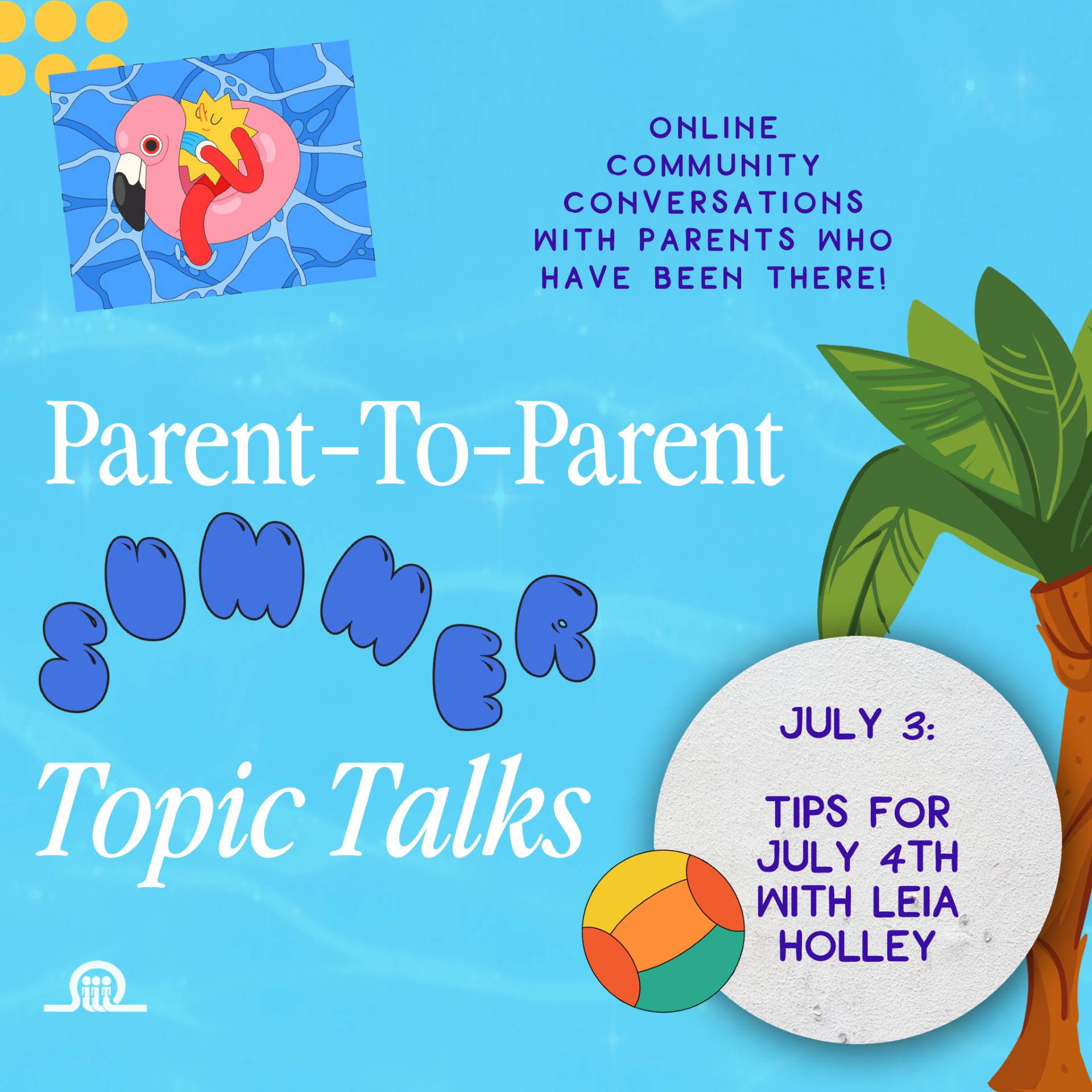 online community conversations with parents who have been there - Parent-to-Parent Topic Talks